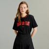 Goxo Round ShorT Sleeve T shirT Black Drawfade