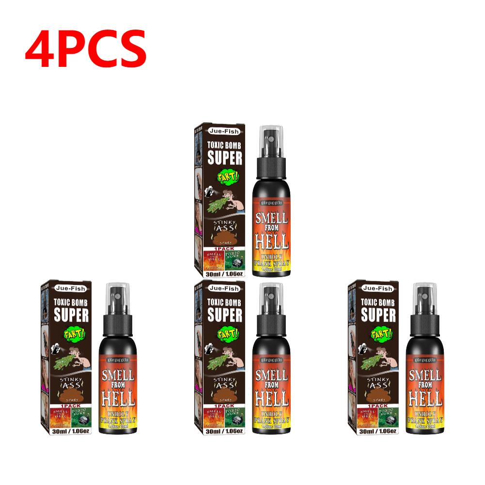 1-5PCS Fart Spray Prank Joke 30ml Non Toxic Fart Gag Spray Party Supplies Smelly Stinky Gags Spray Halloween Funny Toy for Party