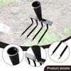 Garden Rake Head Bow Rake Hand Weeder Gardening Tool for Yard Backyard Lawn