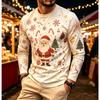 Men's Long Sleeve T‑Shirt Skull Thorn Crown Skeleton Hand 3D Print Crew Neck Gothic Streetwear Casual Top