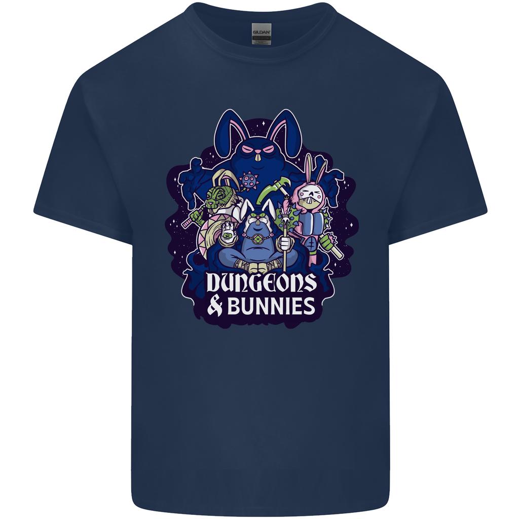 Dungeons Bunnies Role Play Games RPG Unisexs Light Cotton TShirt