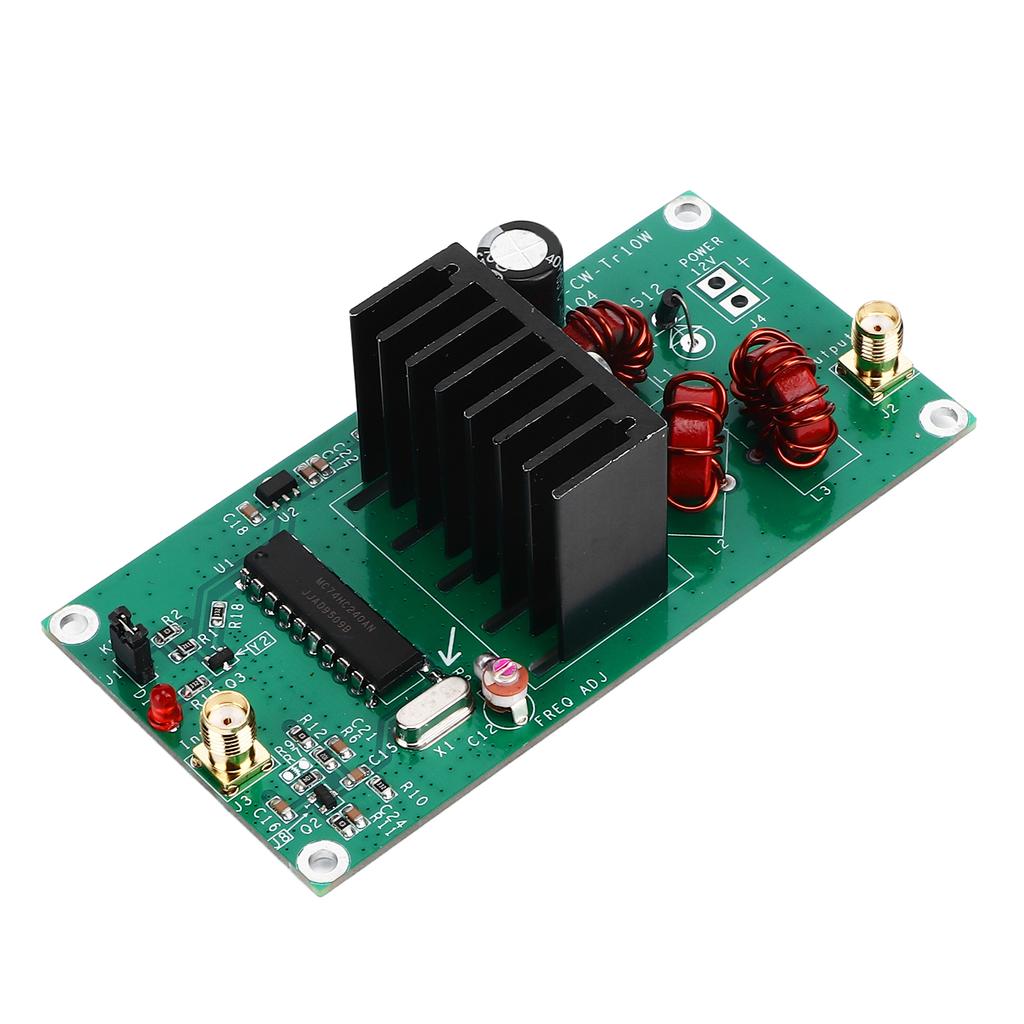 10W 13.56MHz QRP CW Radio Transmitter Module Wireless Power Amplifier Board 8?15V XR?106