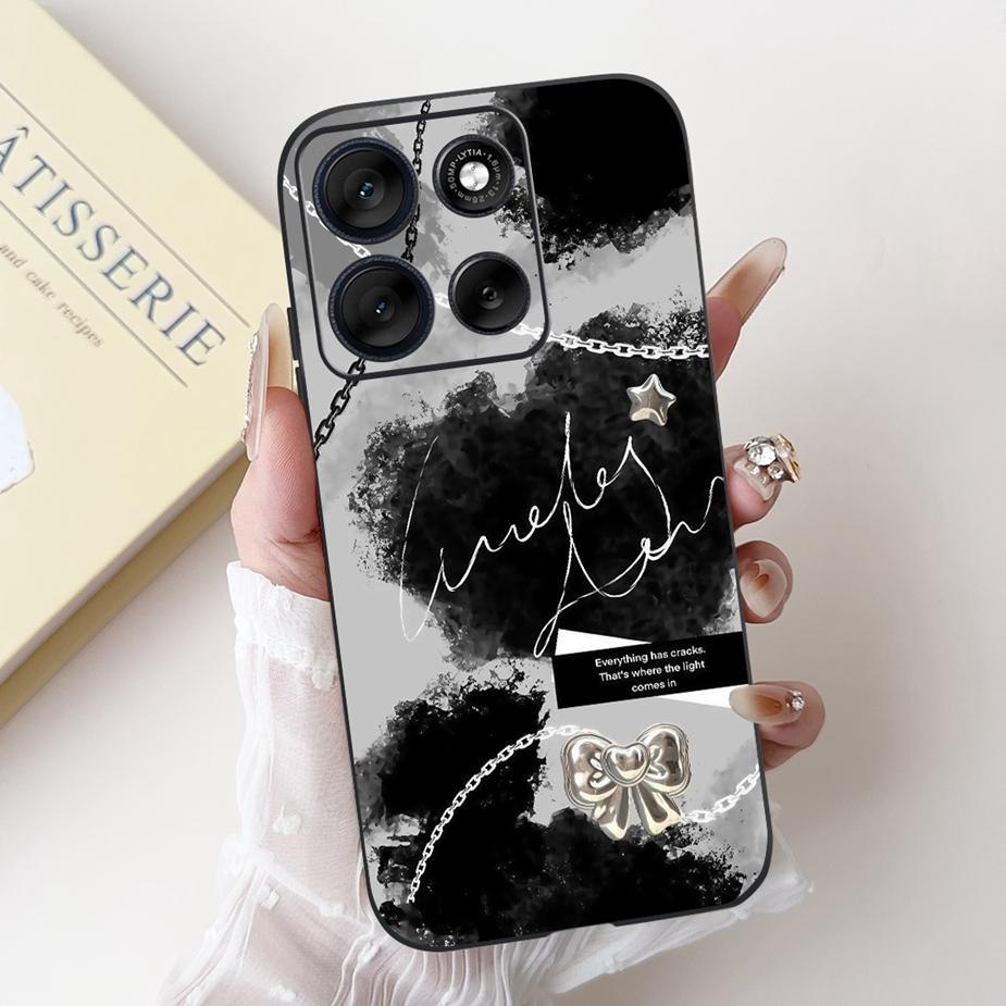 For Motorola Moto G56 Case MotoG86 Luxury Fashion Candy Painted Cover Silicone Case For Motorola Moto G86 G 56 MotoG56 Soft Bags