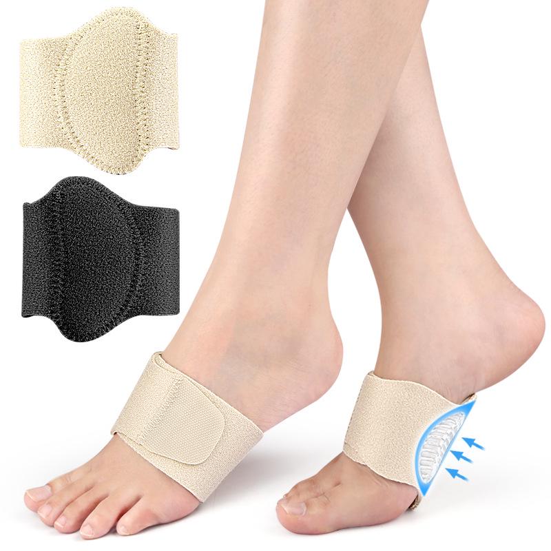 Unisex High Arch Support Insoles: Shock Absorption, Metatarsal Relief, Flat Foot, In/Out Toe Alignment