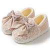 Cotton Slippers Winter Bag Heel Indoor Home Home Bow People Warm and Plush Household Fluffy Slippers Shoes