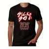 T-shirt da Uomo Ren Sick Boi / Oversize Retrò Streetwear Anime / Vestibilità Larga Casual, Lavabile in Lavatrice, Da Indossare Tutto l'Anno 220g