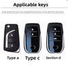 ACS2   Key Fob Cover Case Compatible with Toyota RAV4 Prime Corolla Cross Tundra Grand Highlander Venza Sienna Land Cruiser Fortuner