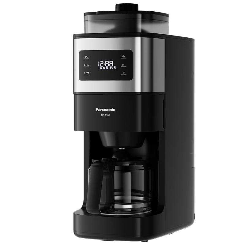 Автоматическая капельная кофемашина Panasonic NC-A705KSQ с кофемолкой, штепсель CN (адаптер в комплекте)