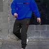 Completo felpa con cappuccio oversize da uomo Manica lunga Top Pantaloni Tuta casual invernale