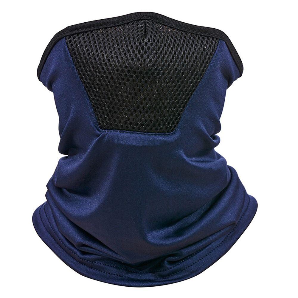 Face Scarves Mesh Summer Sunscreen Mask Women Sunscreen Veil Men Fishing Face Mask Ice Silk