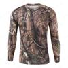 Men's Camouflage 3D Printed Pattern Long Sleeve T-shirt Fashion Breathable Top Men's Outdoor Camouflage Top Men's Clothing 2026