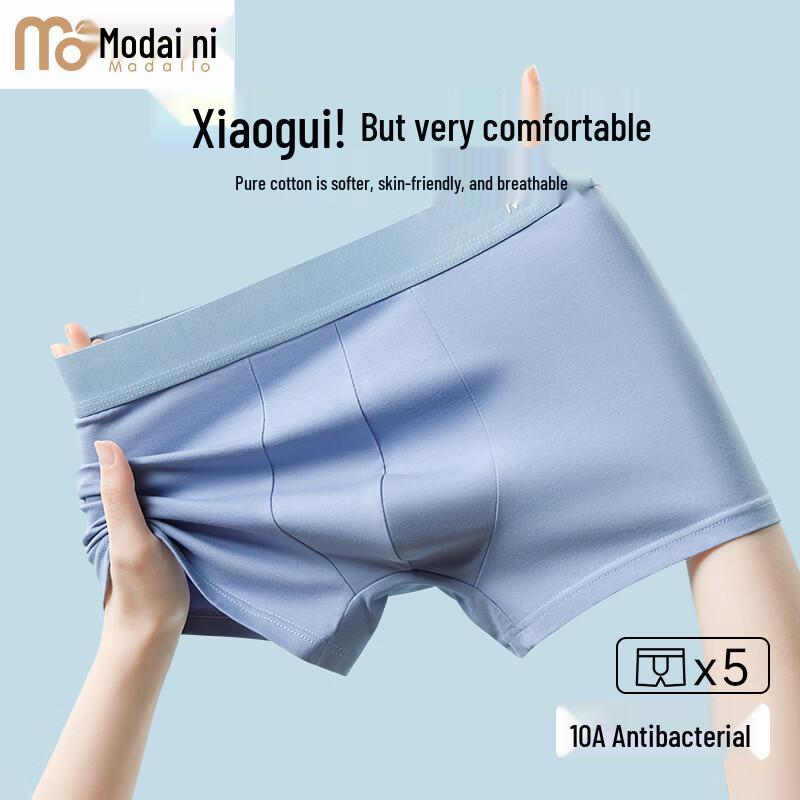 Men's 5-Pack Modal Cotton Antibacterial Boxer Briefs