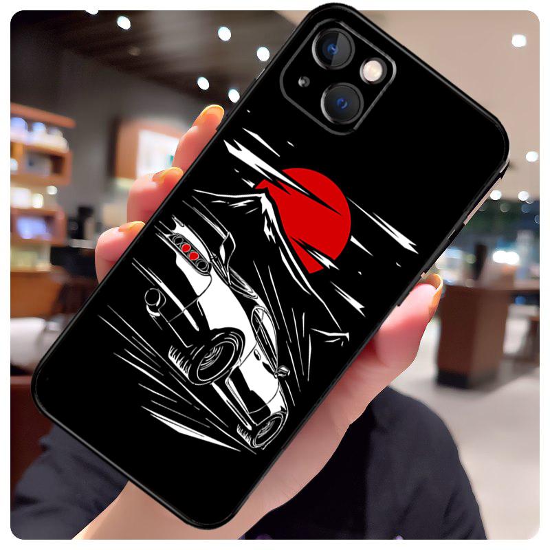 Japan JDM Sports Cars Male Men Case For iPhone 13 Pro Max 16 15 11 12 14 17 Pro Max Mini 15 16 Plus 16e 17 Air Phone Cover