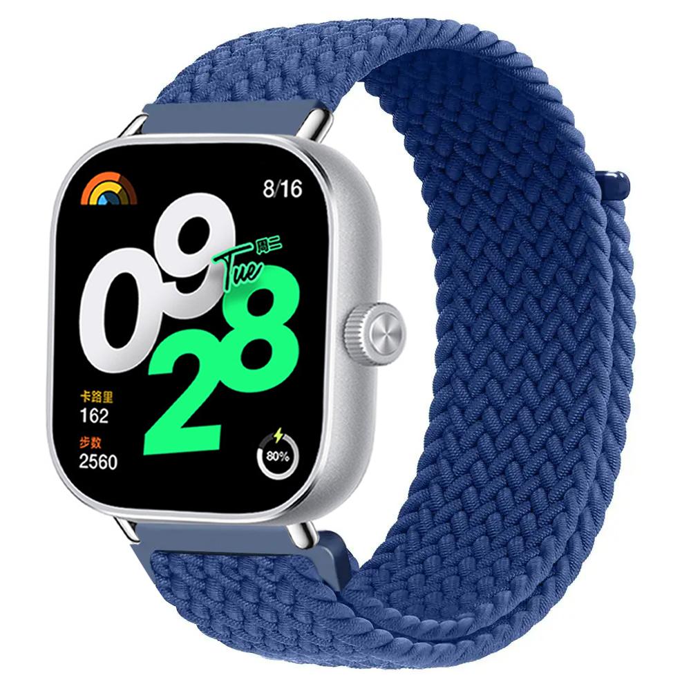 Braided solo Loop Band for Xiaomi Redmi Watch 4 Strap Adjustable Sportband Nylon Replacement correa bracelet Miband 8 pro band