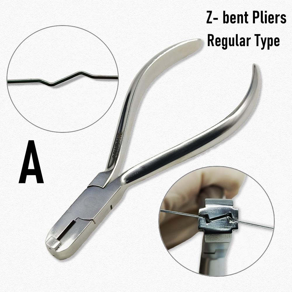 

1 piece Dental Ortho Z Bent Bending Pliers Orthodontic Z-bend Plier Step Plier Dentist Bending Forcep Step forming plier 1 piece Regular A