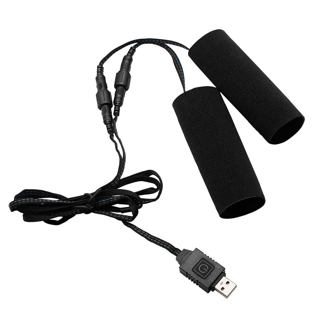 Housse chauffante pour poignées de guidon de moto