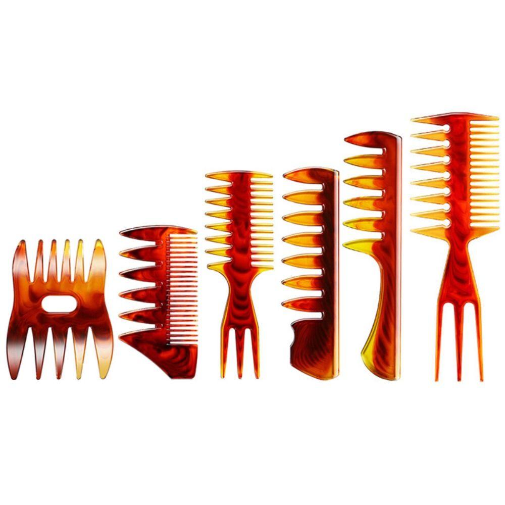 Flat Double-Sided Flat Comb Wide Toothed Hair Oil Head Comb Vintage Wide Tooth Comb