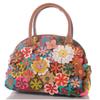 Patchwork Handbag Women Flowers
