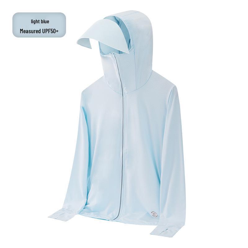 UPF50+ Ice Silk Quick-Dry Sun Protection Jacket - Breathable, Trendy, Thin Outdoor Summer Coat for Couples