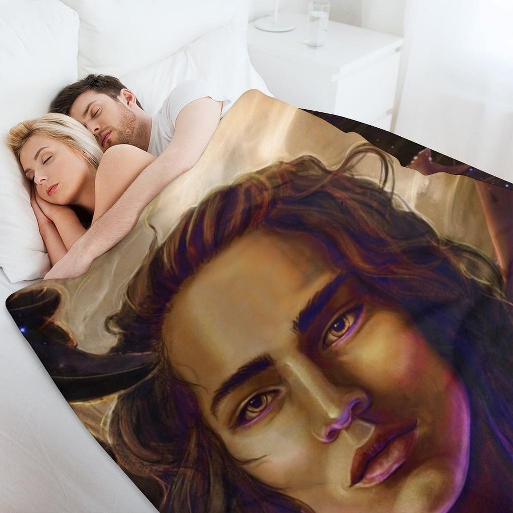 Israfel Throw Blanket funny gift Furry warm winter Soft Beds Blankets