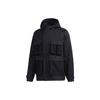 Jackets Men's Black Hooded Moderate Workwear GF4019