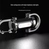Portable Waterproof Keychain Flashlight – Multifunctional, Rechargeable Emergency Light