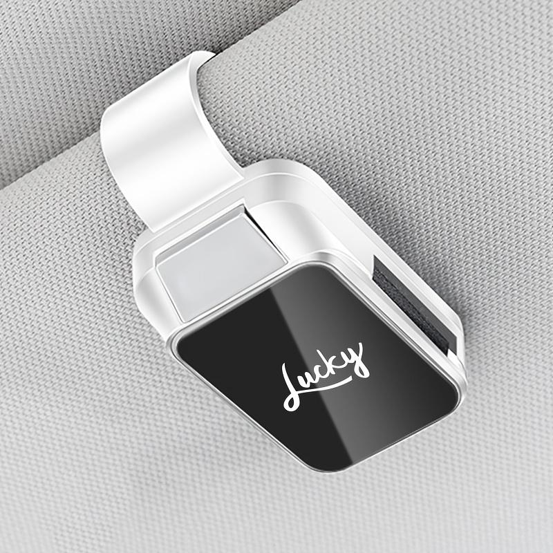 

Fashion Car Glasses Holder Clip-Durable ABS Resin, Easy Installation for All Vehicle Models, Keeps Fashion Glasses on Sun Visor