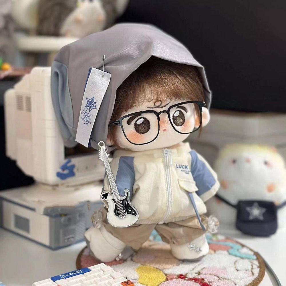 Hoodie Cotton Doll Clothes Overalls Plush Toy Clothes Cute 20cm Plush Toy Clothes Doll Accessories