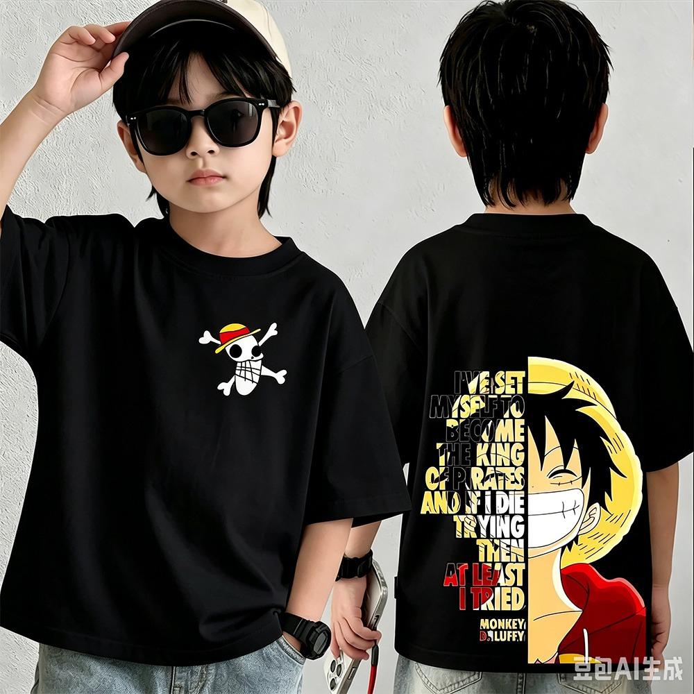 Nuovo Arrivo Estivo T-shirt a Maniche Corte con Stampa Pattern unisex stampa anime casual alla moda streetwear stile Y2K