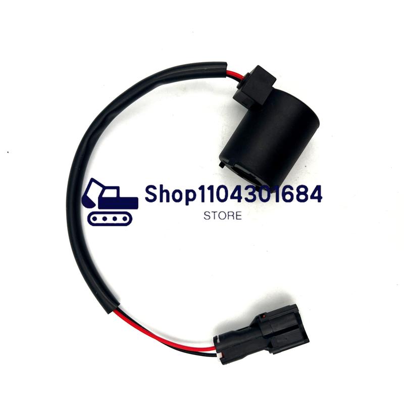For Yanmar VIO Solenoid Valve Coil 12V   Accessories 16mm 38mm Excavator