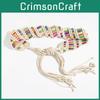Resort Bohemian Waist Belt With Handmade Beaded Weaving For Womens Style Summer