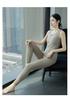 Women's Cashmere-Blend Thick Striped Leggings - Lambswool Knit Base Layer for Autumn and Winter