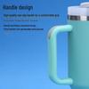 Kuangjie 40oz Stainless Steel Car Thermos Cup with Handle, Large Capacity, Portable for Outdoors