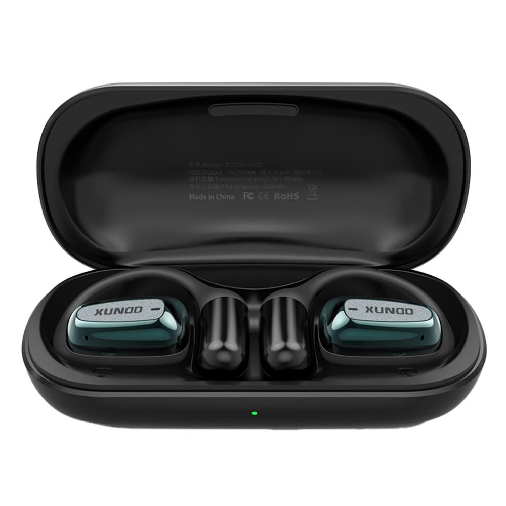 

XUNDD W002 ENC Noise Reduction Bluetooth-compatible Earhook Earbuds Open Ear Earphone Black