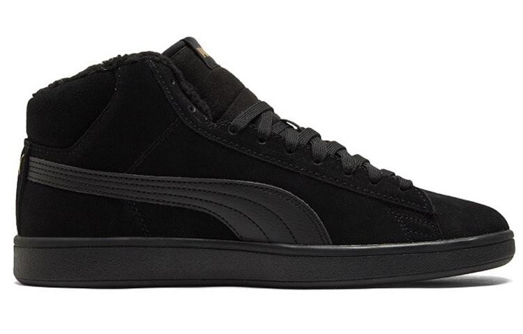 Men's Sneakers Puma Smash V2 Mid Winter 'Black Team Gold'