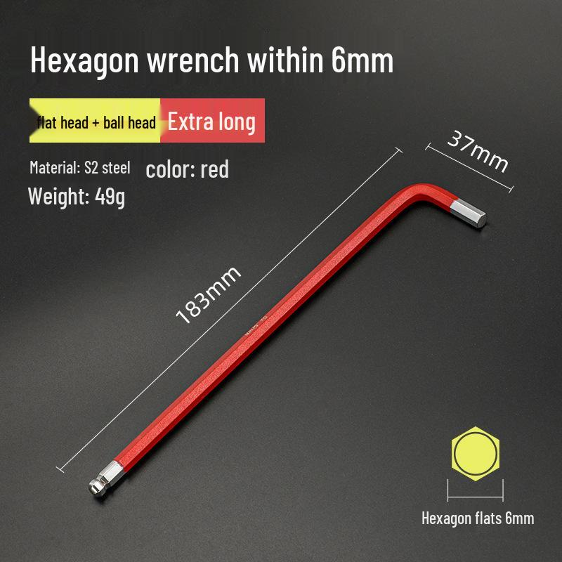 Bangyuan Industriequalität Farbiger Sechskantschlüsselsatz (1.5-10MM)