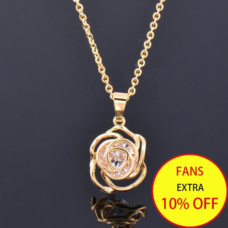 Buy Cubic Zirconia Inside Hollow Rose 