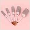 Barber Professional Round Blow Dry Brush, Professional Aluminum Tube Curly Hair  Cylinder Comb For Curly Hair Styling