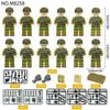 Military Series Fire Support Unit Soldier Figurine Building Blocks Toy