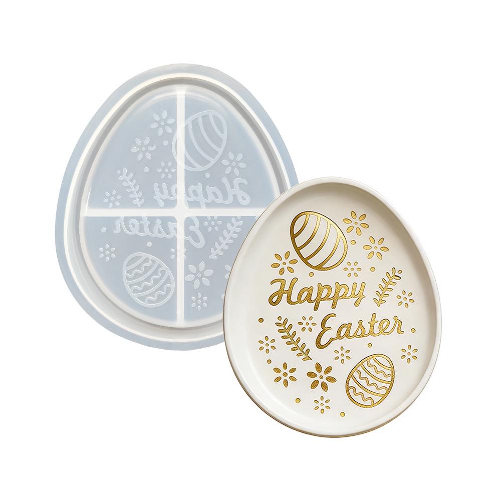 Easter Cartoon Egg & Rabbit Ear DIY Epoxy Resin Mold Set