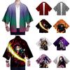 Anime Demon Slayer Kimetsu No Yaiba Cosplay Loose Haori Kimono Robes Coat Tops For Stunning Costume Parties