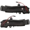 Mercedes CL203 S203 W203 C-Class 01-07 left + right turn signal mirror SMOKED DYNAMIC LED 2 pcs. SET