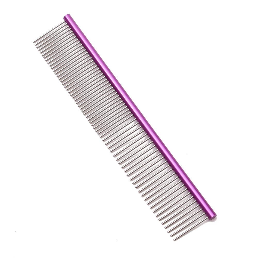 Teddy Dog Detangling Stainless Steel Comb for Grooming Large Dogs
