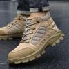 Herren Hochleistungs-Sicherheitsschuhe mit Stahlkappe - Stoßfest, Durchstichfest, Bequeme Arbeitsstiefel