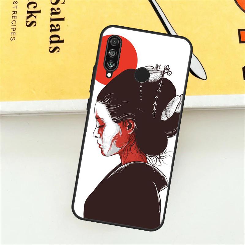 Japanese Style Art Japan For Huawei Nova 3i 7i 8i 11i Y60 Y70 Y90 Y61 Y91 Nova 11 9 10 SE P30 Pro P20 P40 Lite Case