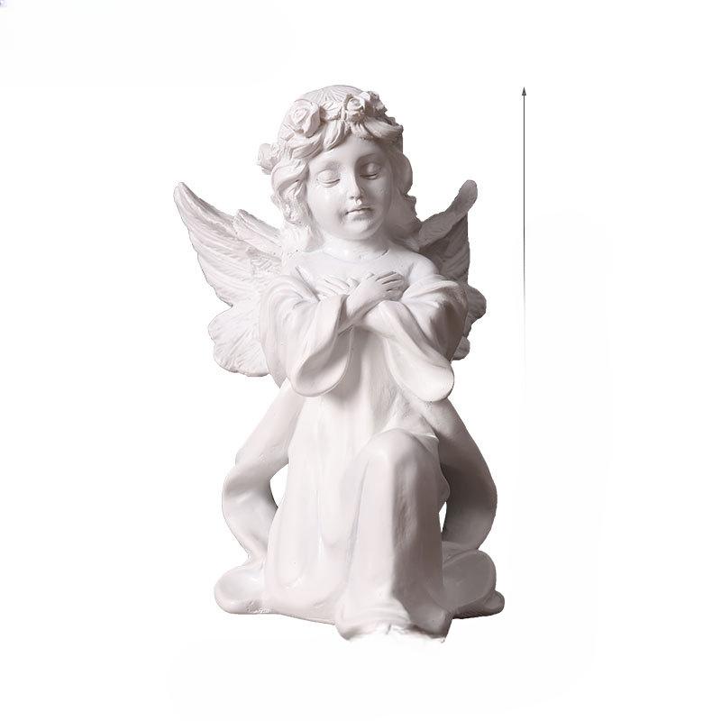 Girl Prayer Angel Sculpture Model Decoration Office Model House Decoration Crafts