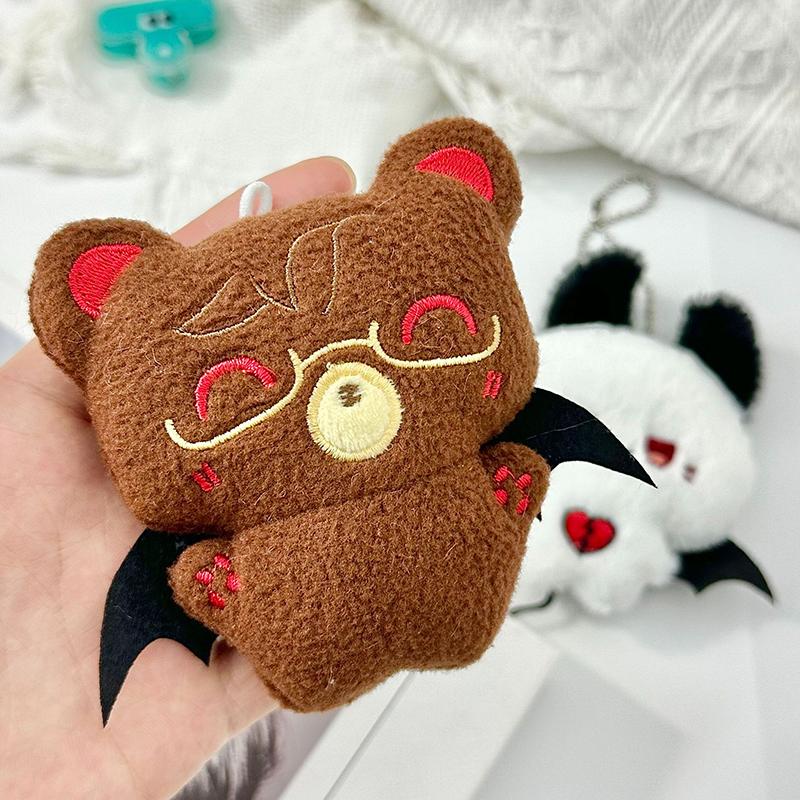 Creative Halloween Ghost Plush Doll Pendant Soft Stuffed Toys Specter Keychain Doll Halloween Room Decor Gifts