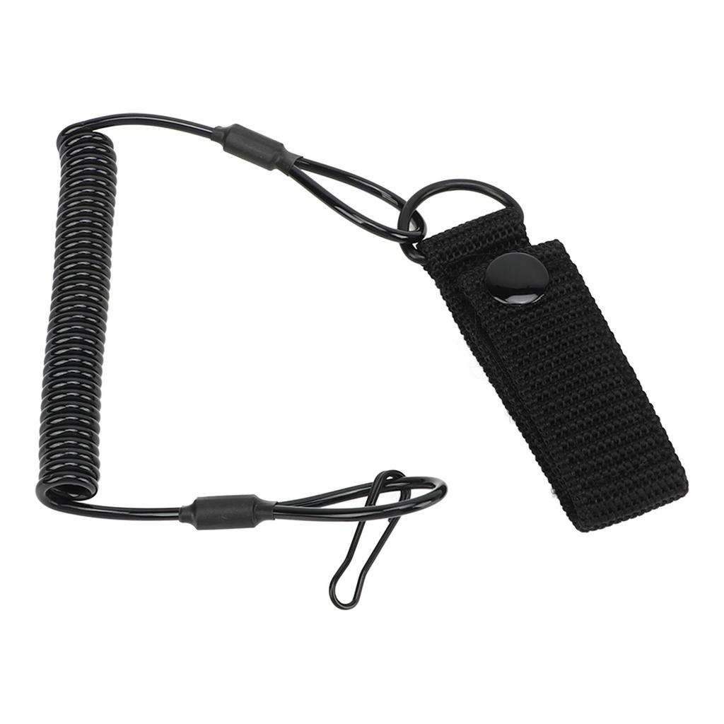 Cordão de Segurança de Mola para Ferramenta de Disparo Anti-Perda Resistente a Cortes Nylon Cordão de Câmera Corda para Acessórios de Caça ao Ar Livre