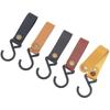 1/5Pcs Outdoor Camping Hooks Leather Hanging Hooks S-Shaped Rack Portable Camping Hangers Home Kitchen Storage Supplies