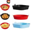 1/3/6Pcs 450°F Silicone Non-Stick Dual Texture Dishwasher Safe Crispy/Steam Cooking Baking Tray Air Fryer Mats